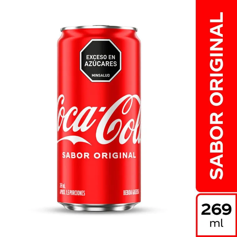 GASEOSA COCACOLA 269 ML LATA