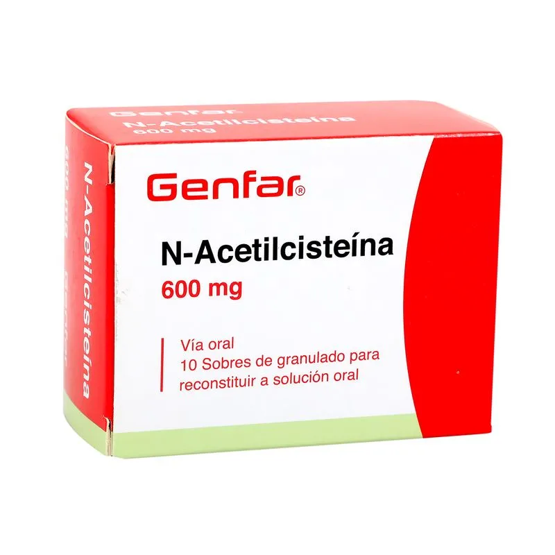 N-ACETILCISTEINA 600 MG GF