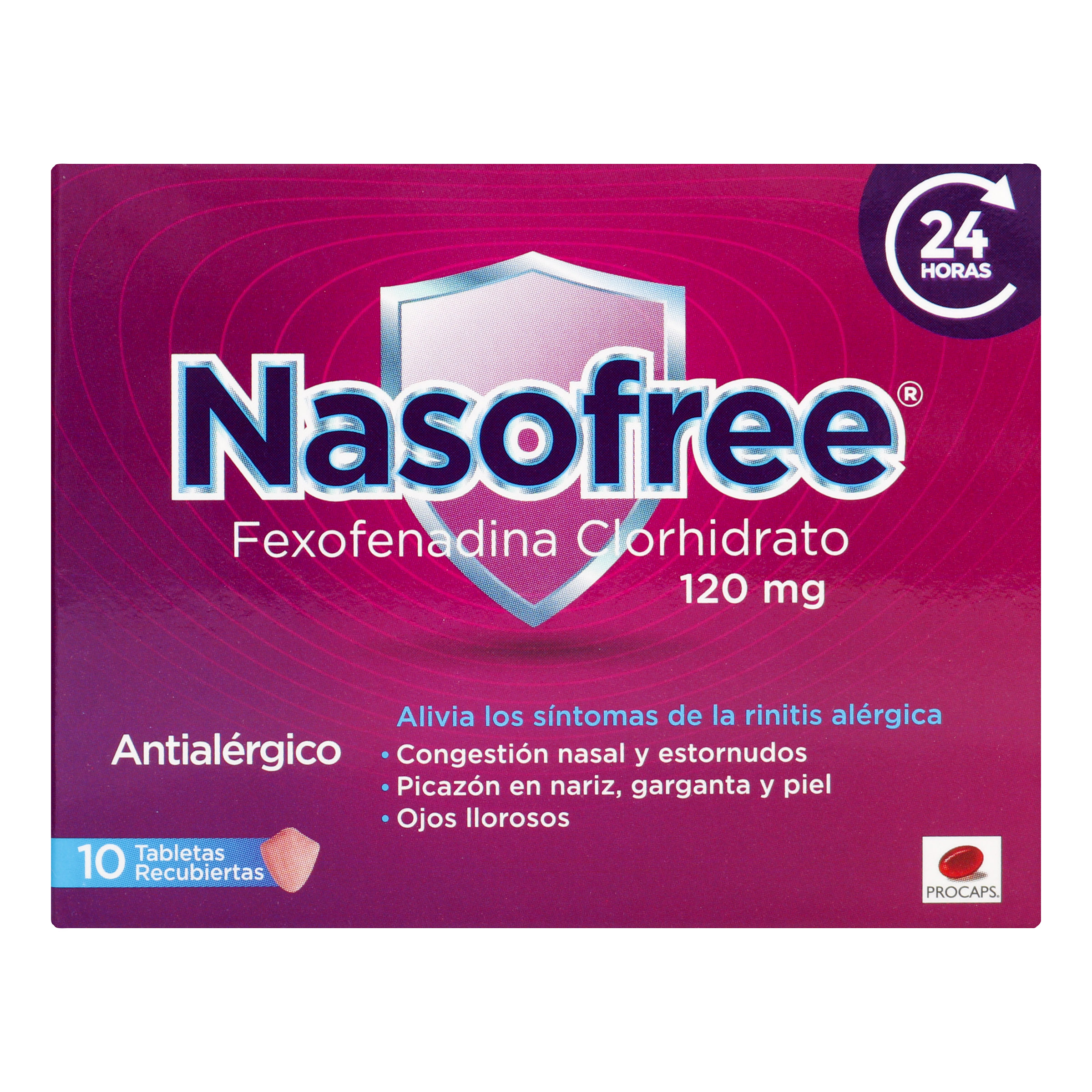 NASOFREE 120 MG 10 TAB