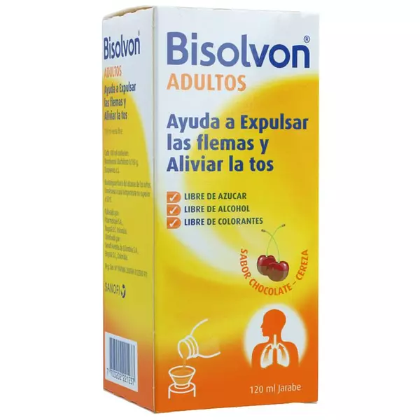 Bisolvon Adultos Jarabe Sabor A Chocolate-Cereza