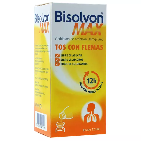 Bisolvon Max Clorhidrato De Ambroxol 30 Mg
