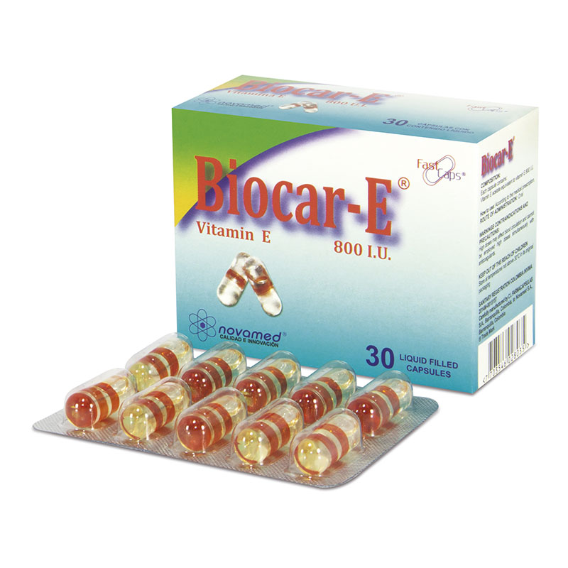 BIOCAR E 800 IU 30 CAP