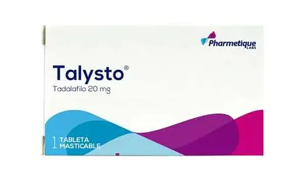 Talysto Tadalafilo 20 Mg Tableta Masticable