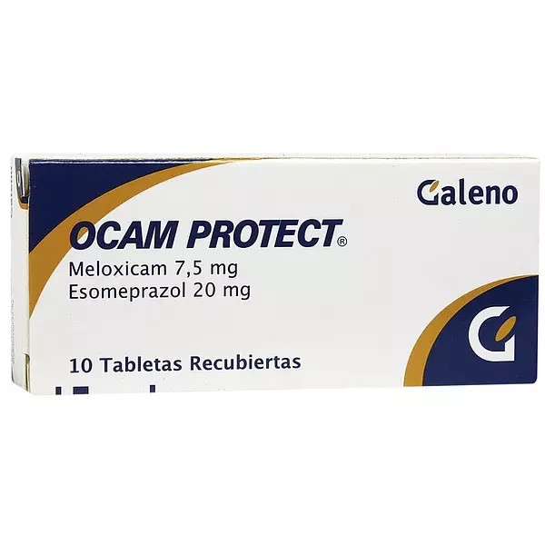 Ocam Protect Meloxicam + Esomeprazol 7.5/20 Mg Tabletas Recubiertas