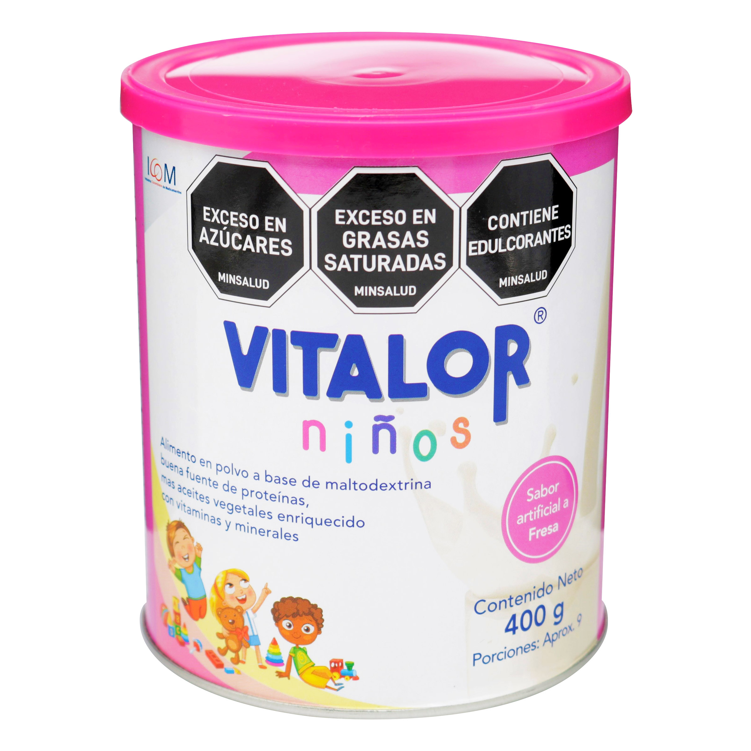 VITALOR NINOS 400 GR FRESA