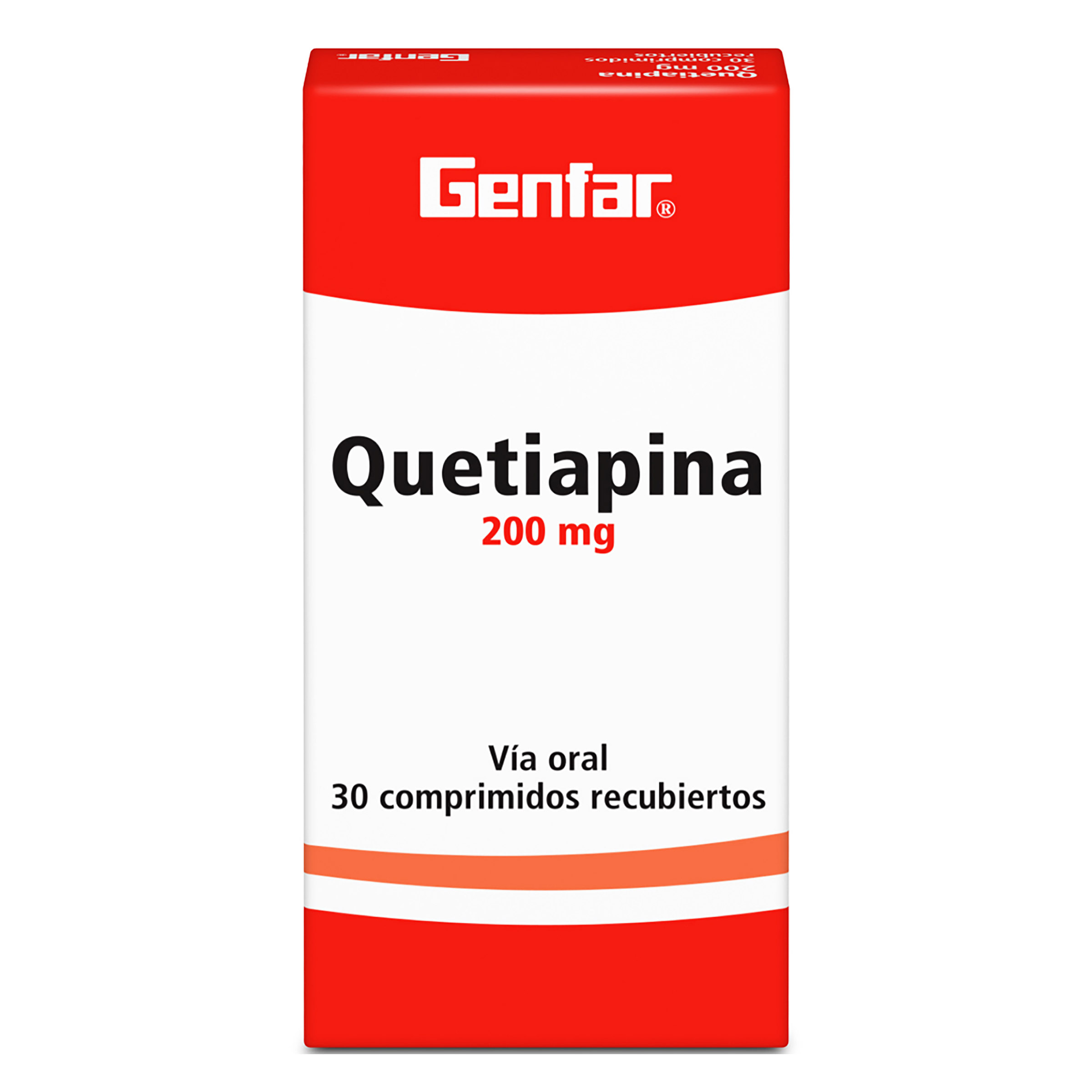 QUETIAPINA 200 MG 30 TAB GF