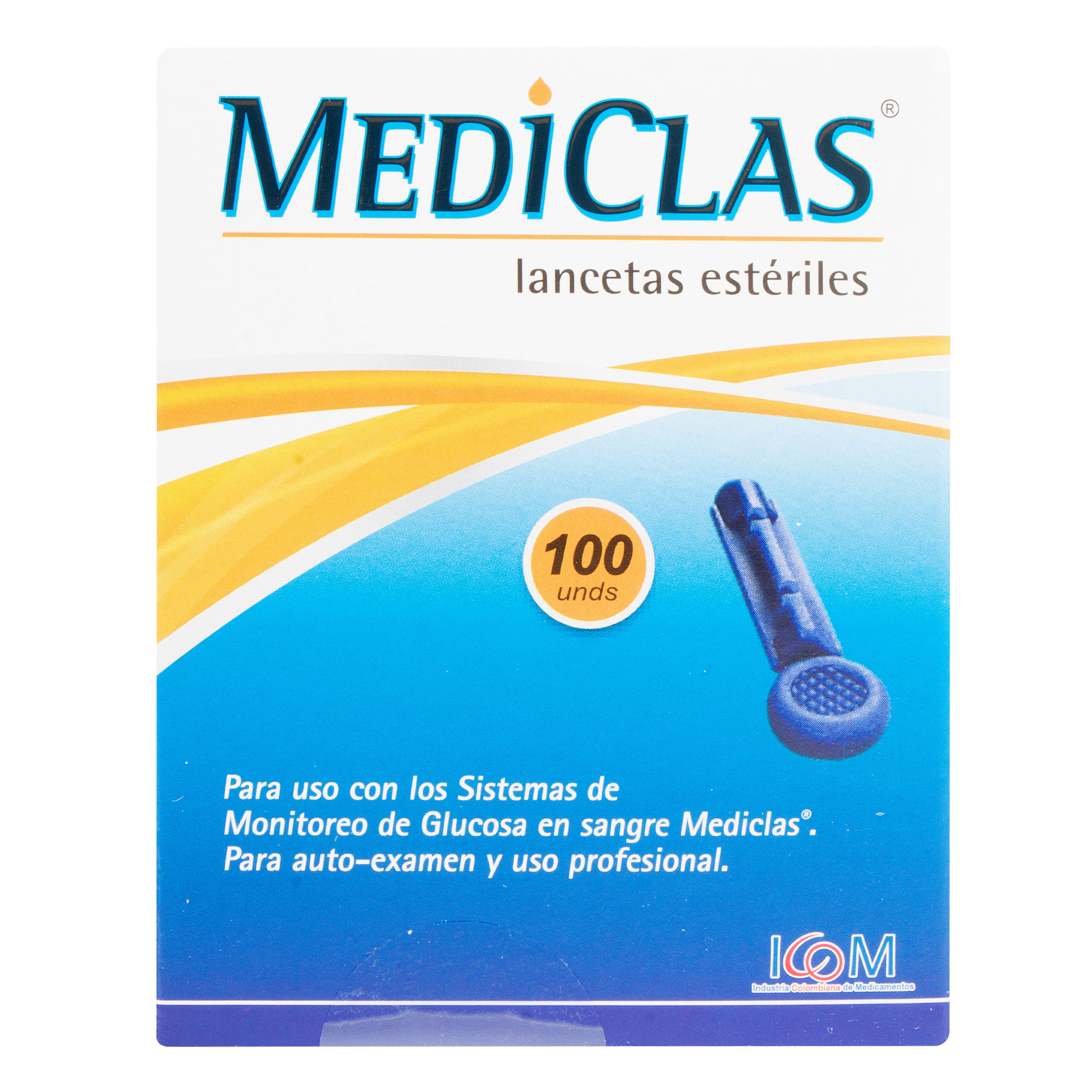LANCETAS MEDICLAS 100 UNI ICOM