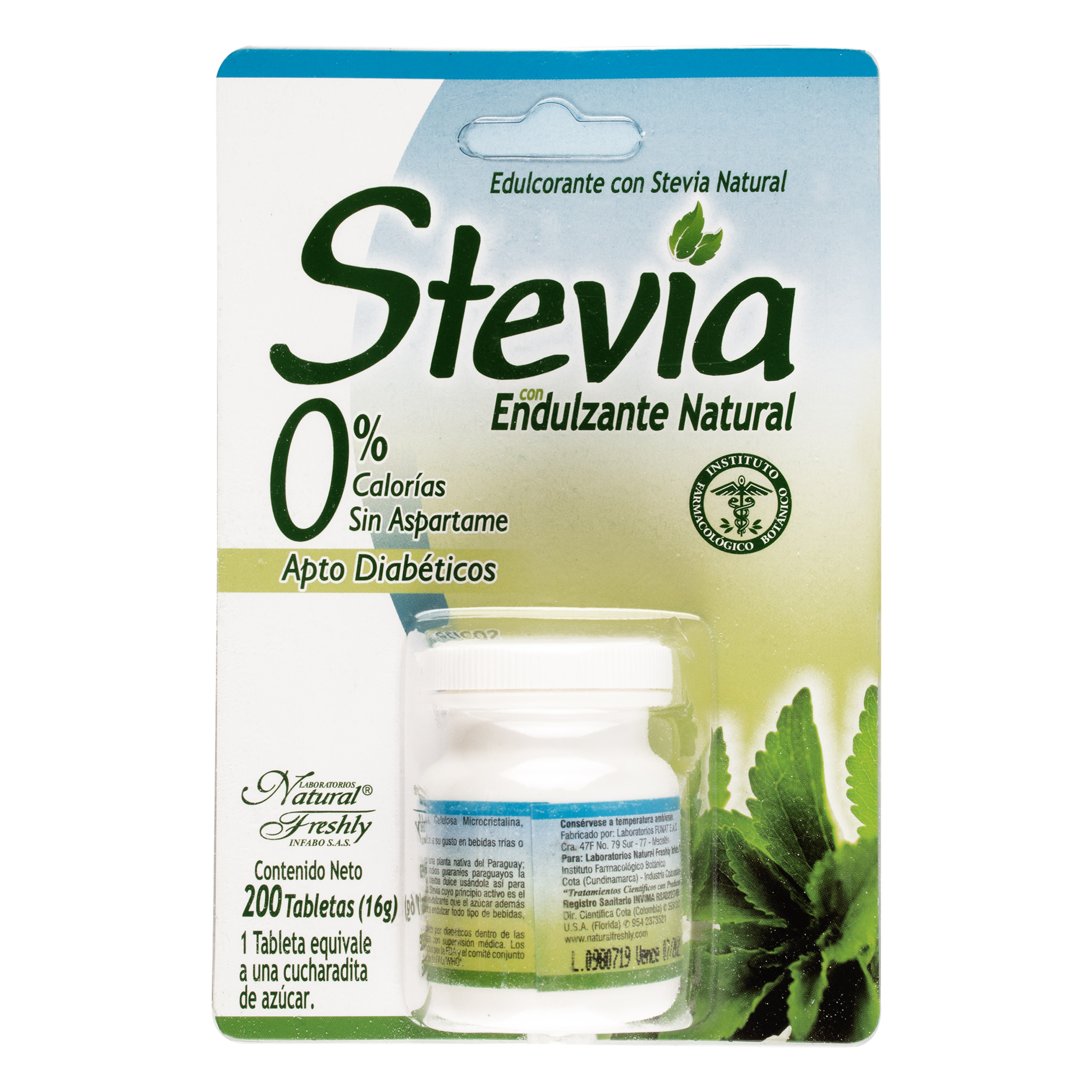 STEVIA ENDULZANTE 200 TAB