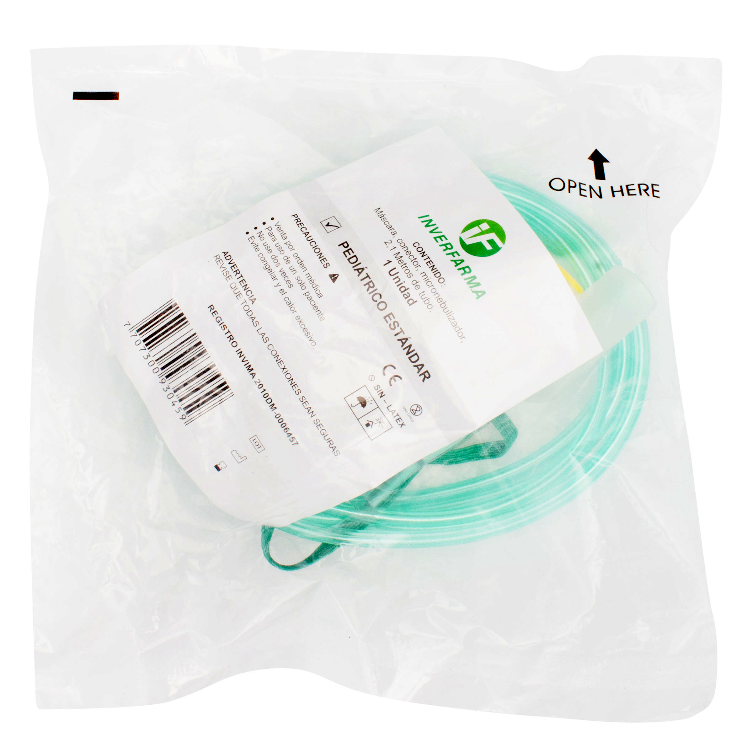 KIT DE NEBULIZACION PEDIATRICO INVE