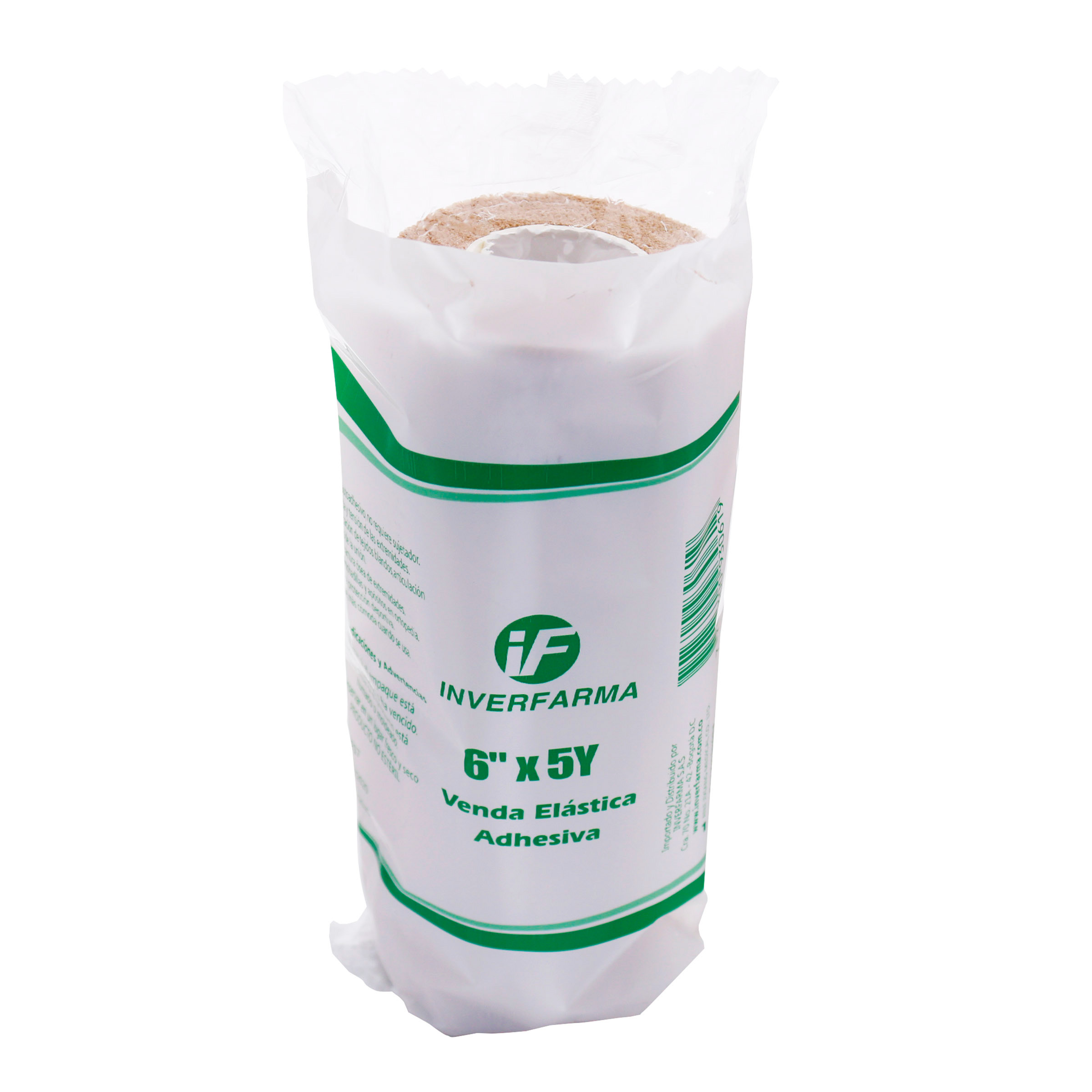 VENDA ELASTICA ADHESIVA 6X5 YARDAS