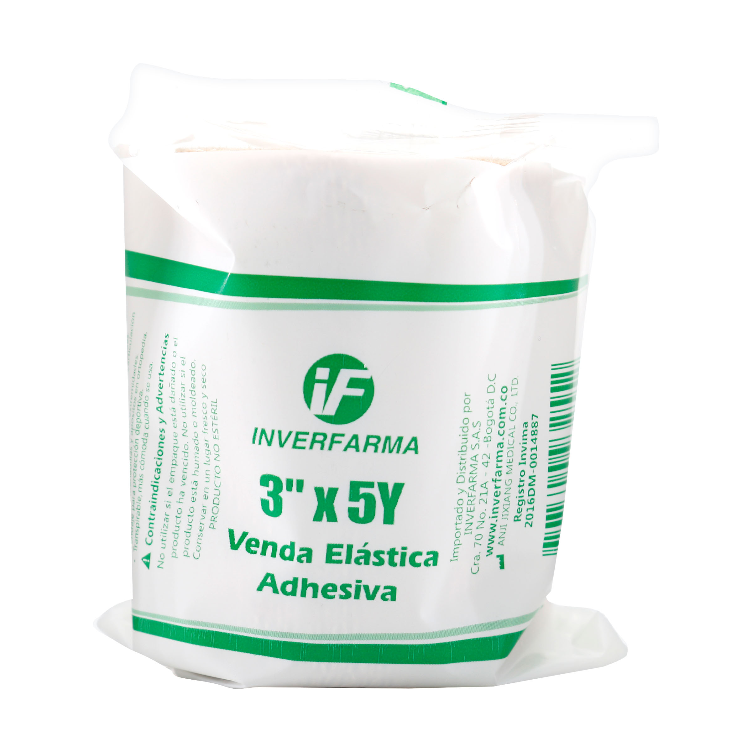 VENDA ELASTICA ADHESIVA 3X5 YARDAS