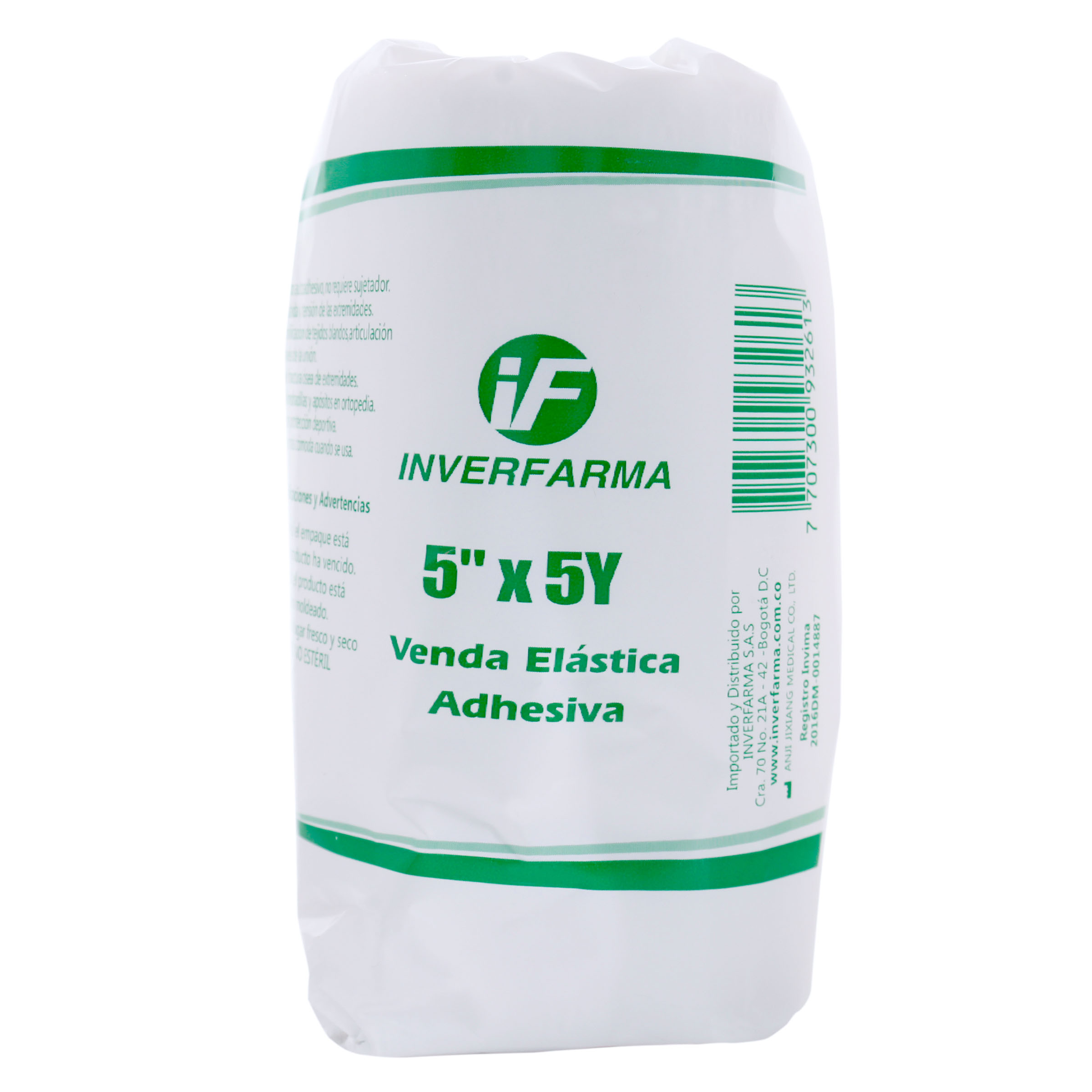 VENDA ELASTICA COHESIVA 5X5 YARDA P