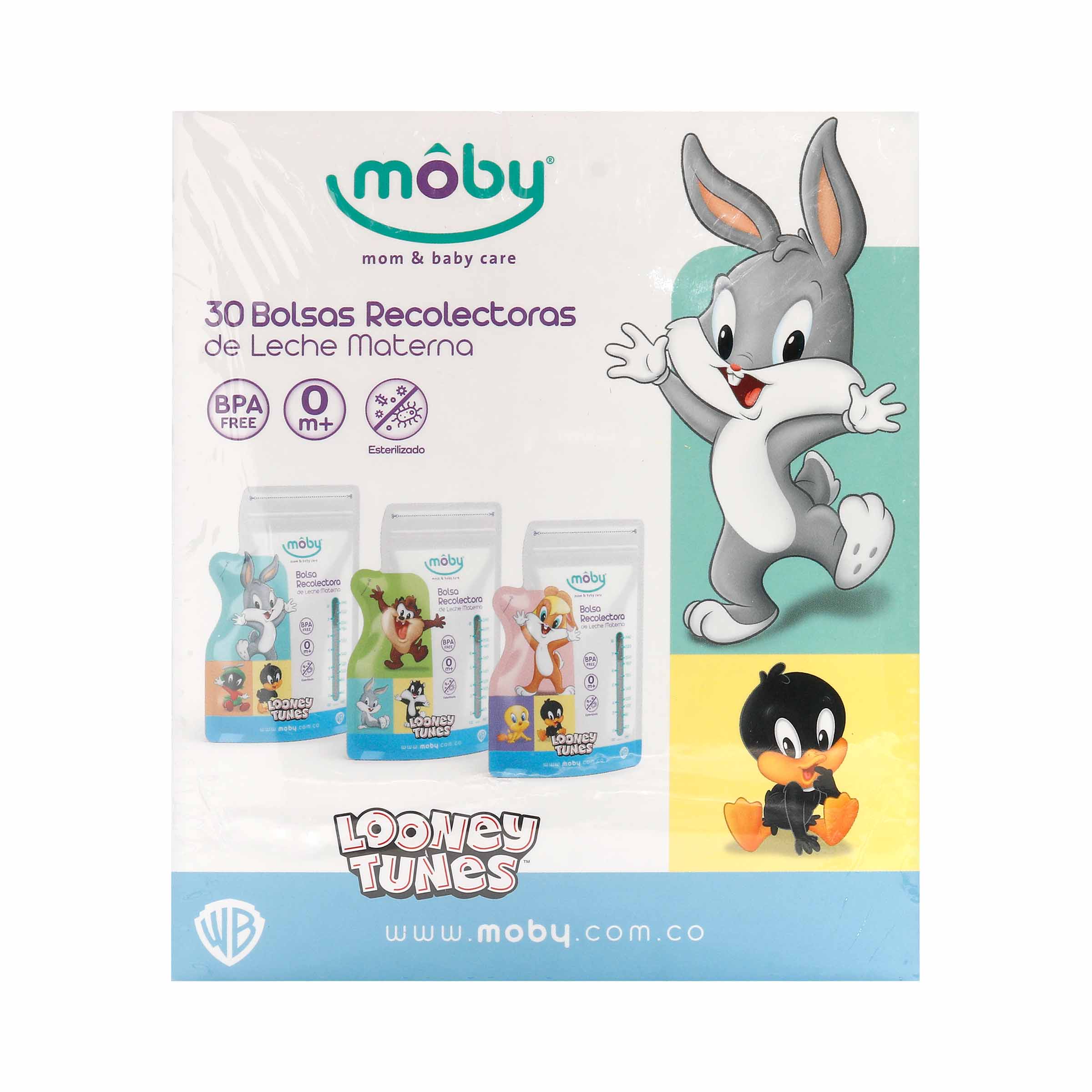 BOLSAS RECOLECTORA LECHE MATERNA MOBY 30 UNI