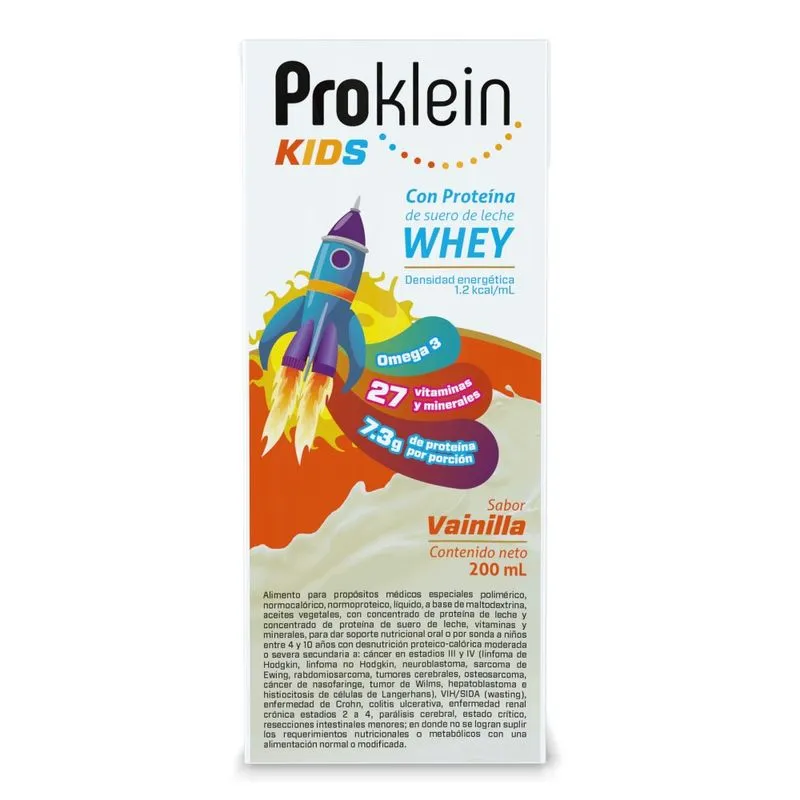 Proklein Kids Liquido Con Proteina De Suero De Leche Whey Sabor Vainilla