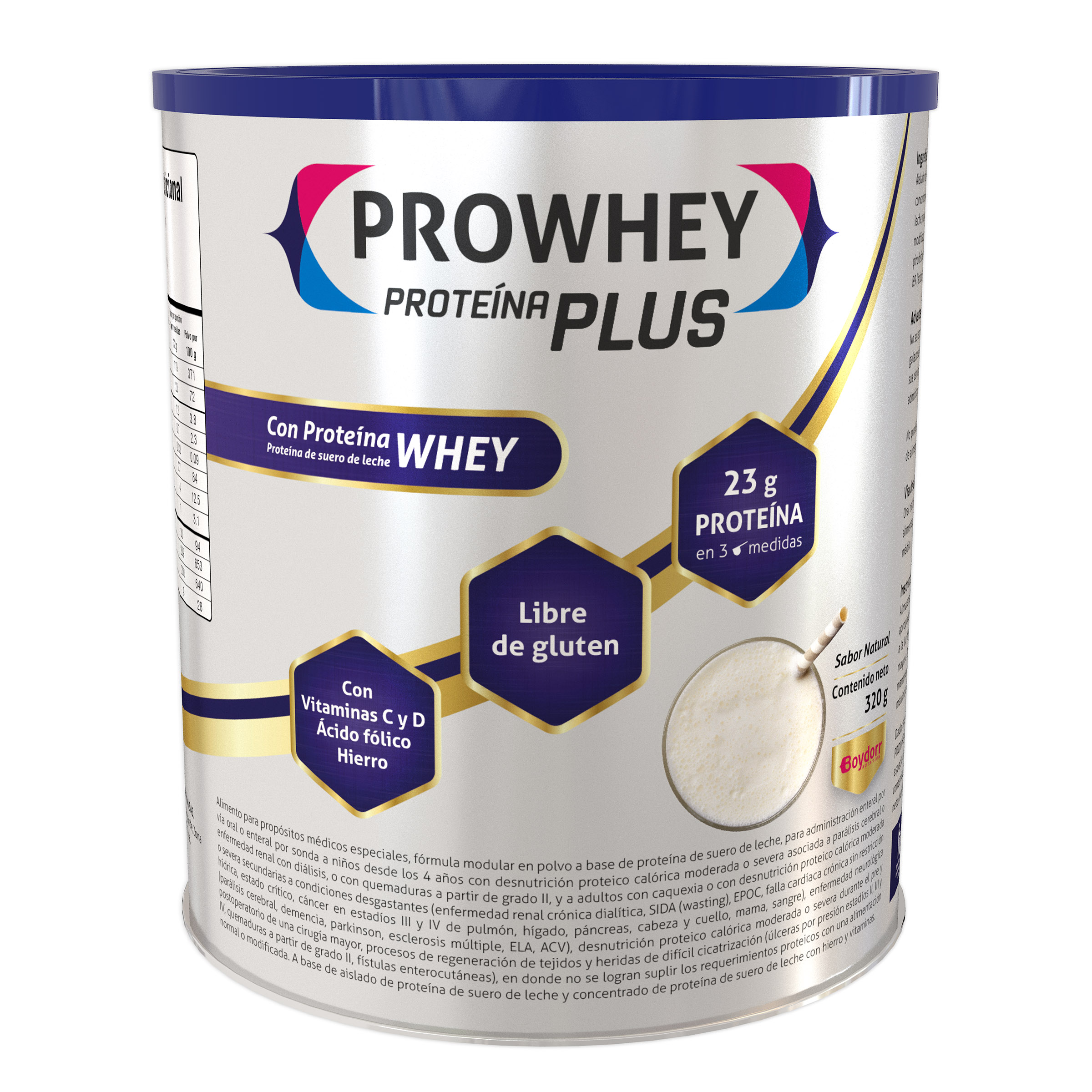 Prowhey Proteina Plus Con Proteina Sabor Natural