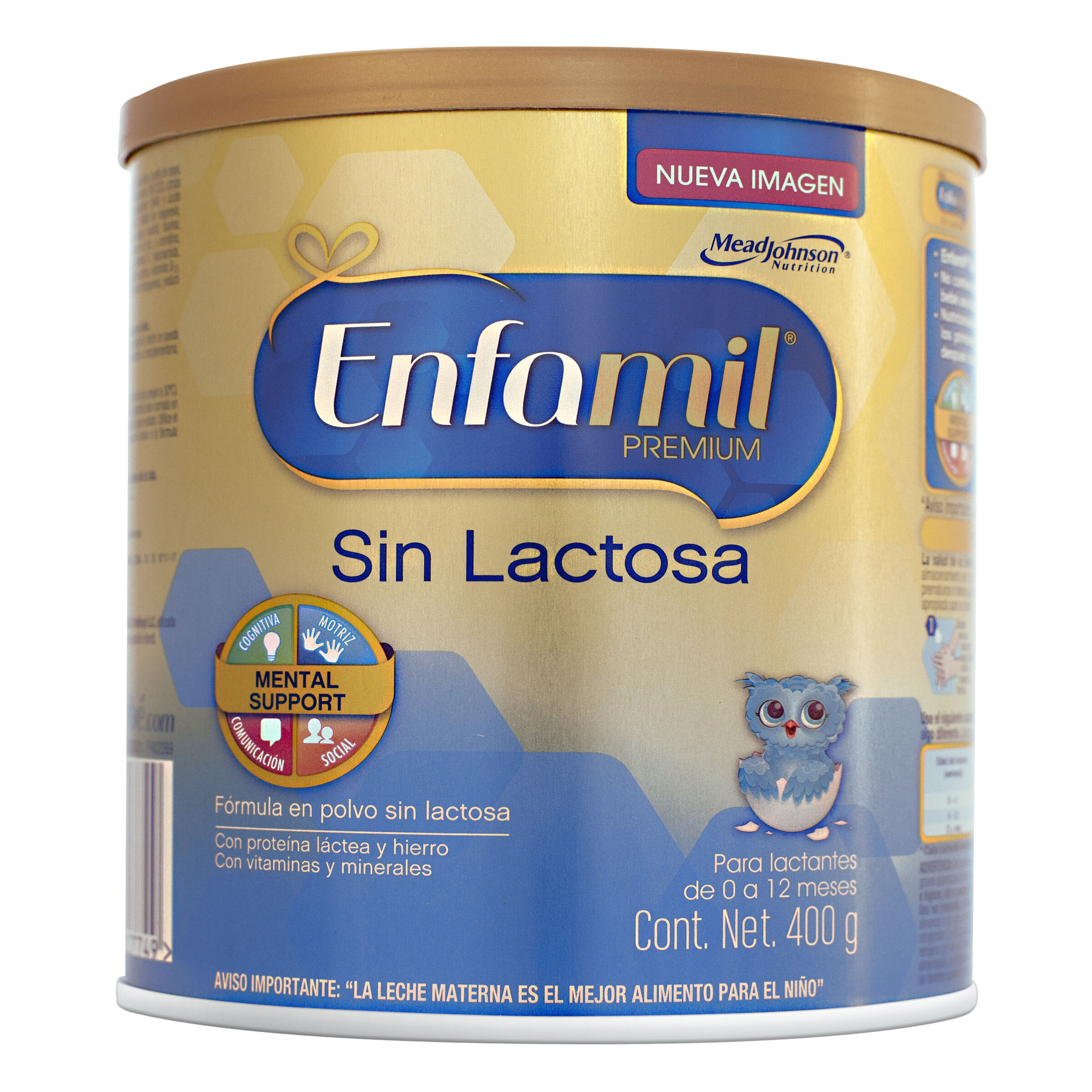 Fórmula Infantil Enfamil Premium Sin Lactosa X 400 Gr