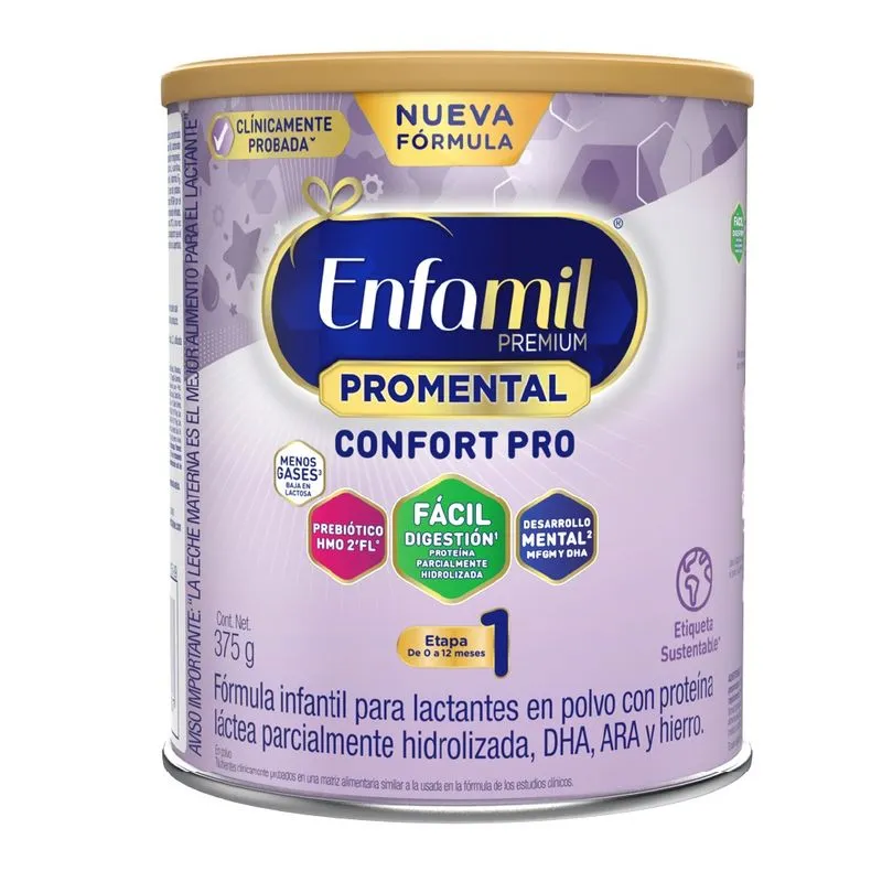 Fórmula Infantil Enfamil Premium Promental Confort Pro Etapa 1 X 375 Gr