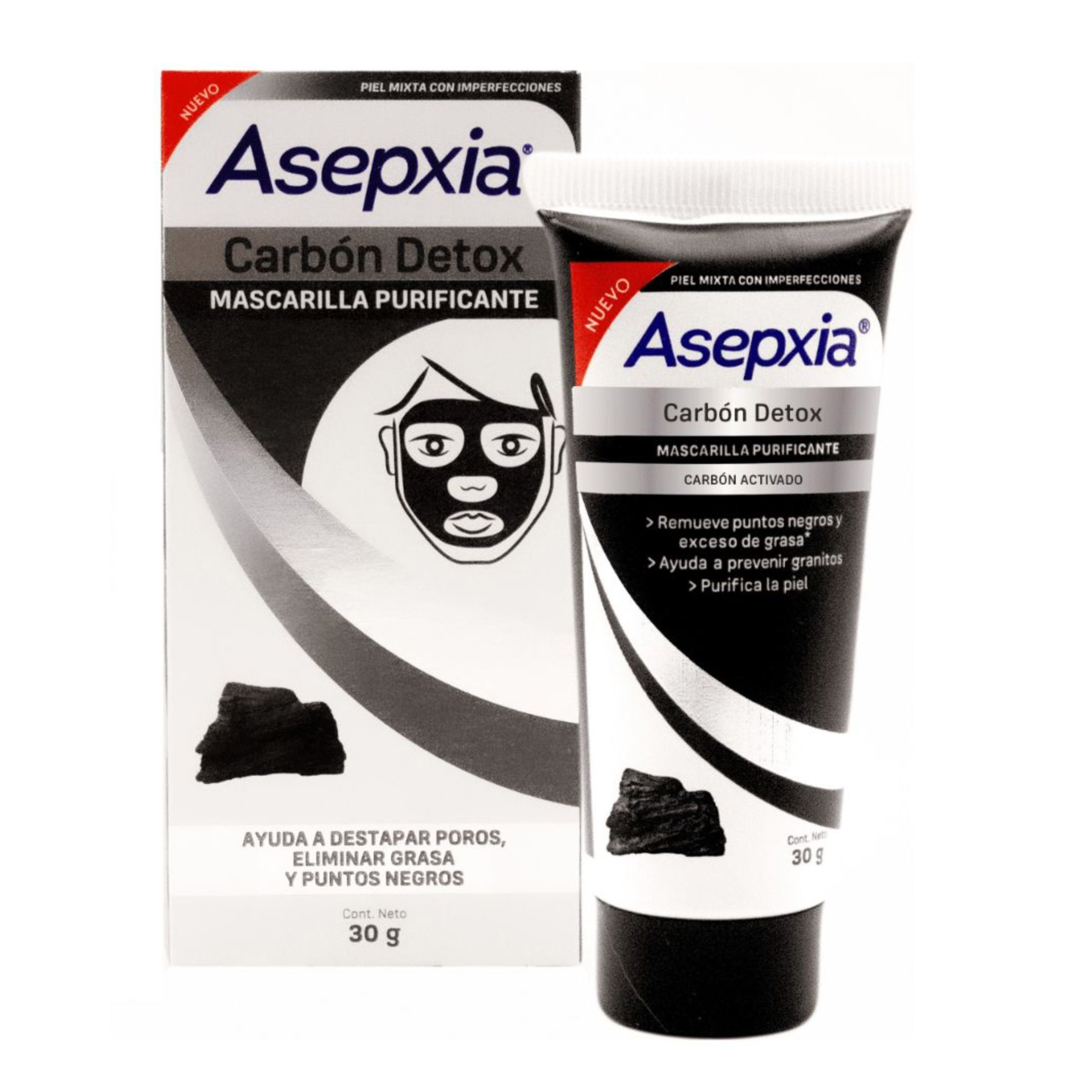 ASEPXIA MASCARILLA PURIFICANTE CARBON 30 GR