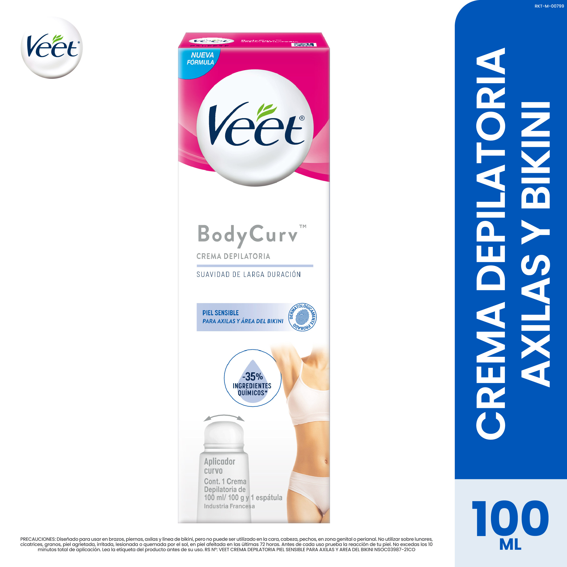 VEET CREMA DEPILAT.AXILAS Y BIKINI 100ML