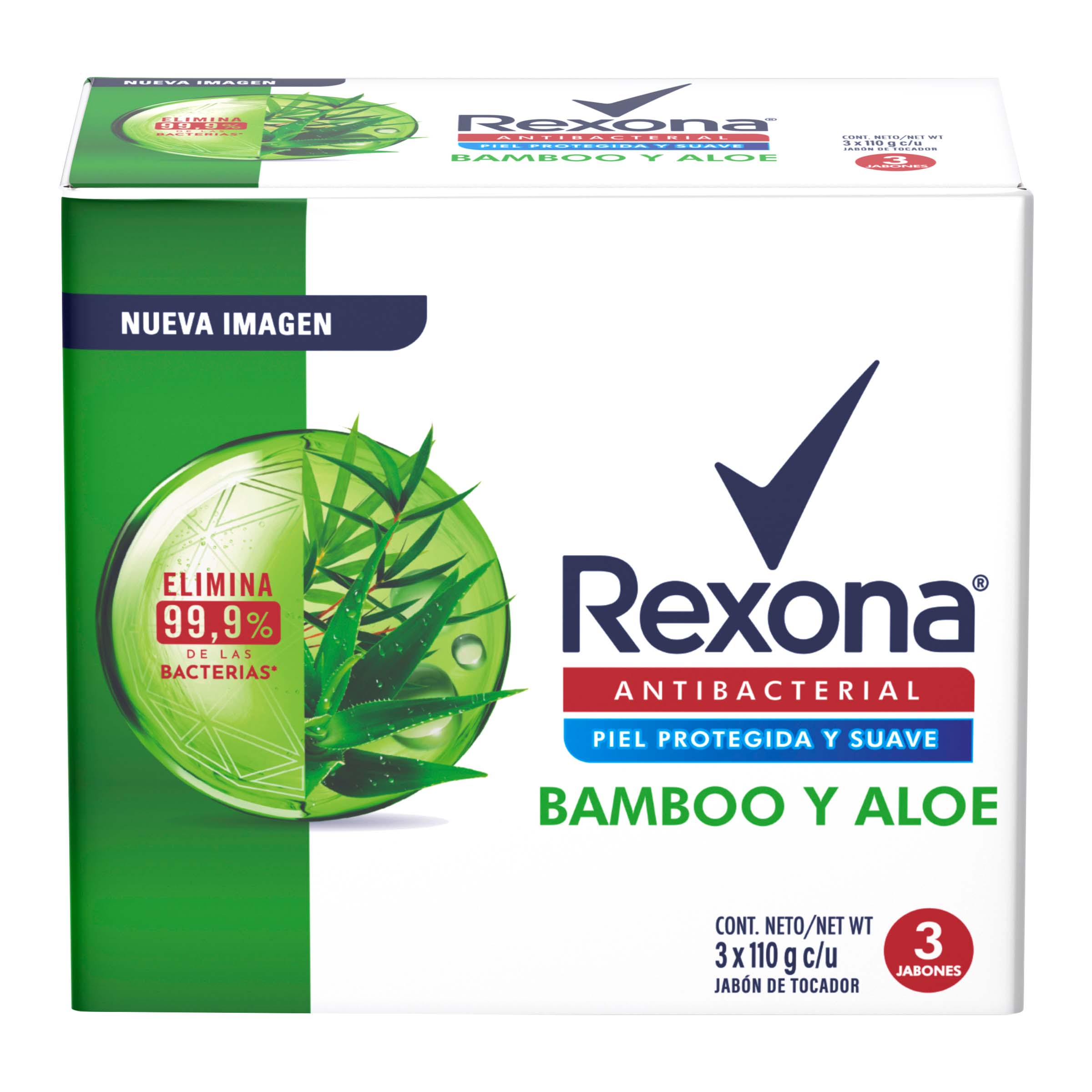 JABON REXONA BAMBOO E ALOE 110 G
