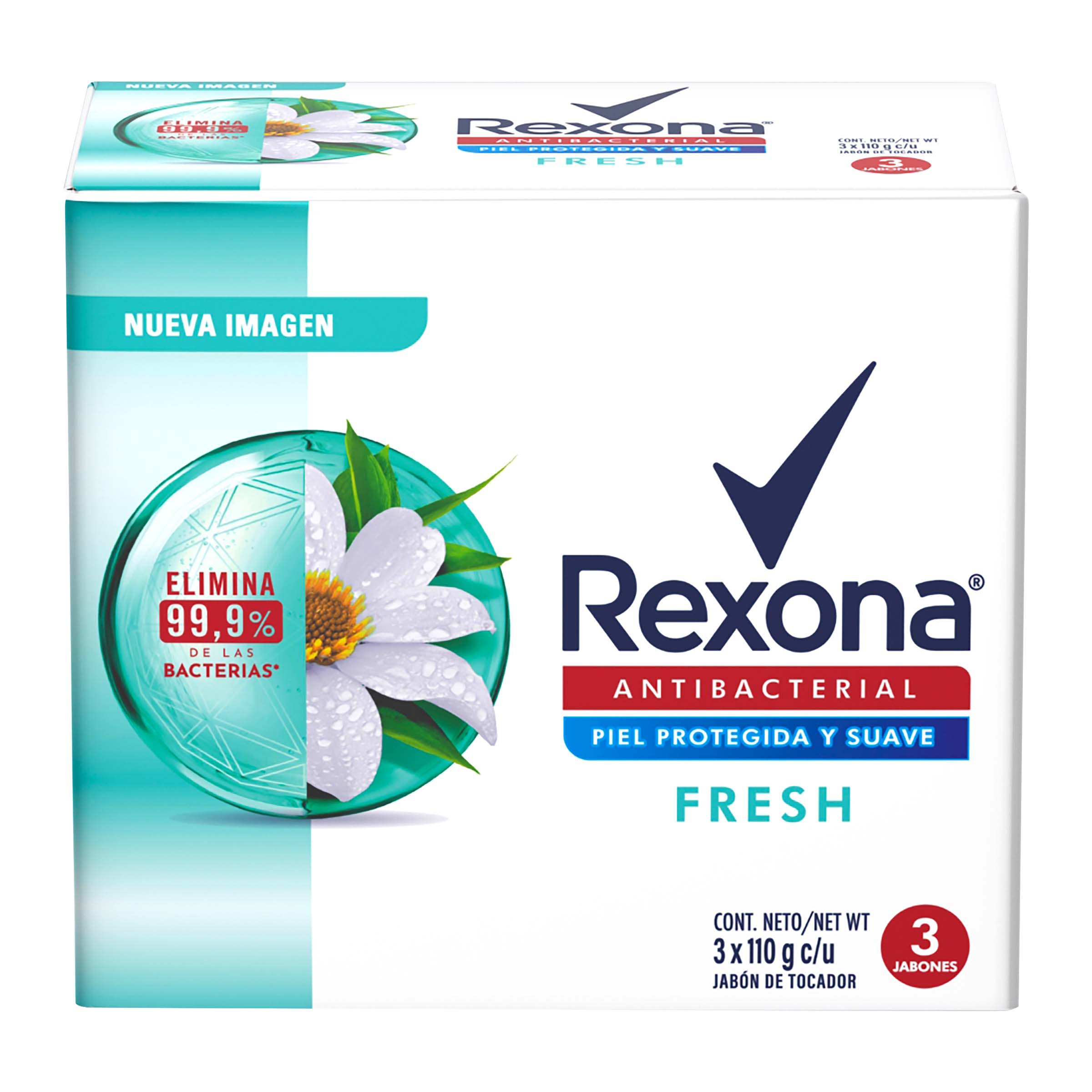 JABON REXONA ANTIBAC FRESH 110 GR