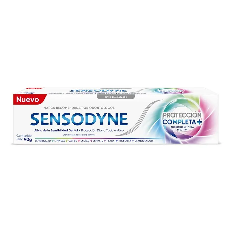 CREMA DENTAL  SENSODYNE COMPLETA  PROTECCION +WHITE 90GR